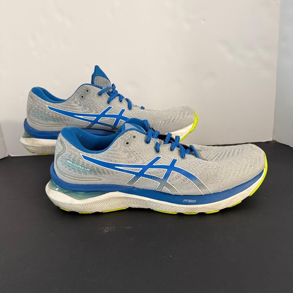 Asics Gel-Cumulus 24 Mens Running Shoes Grey Blue 1011B366 Size 12